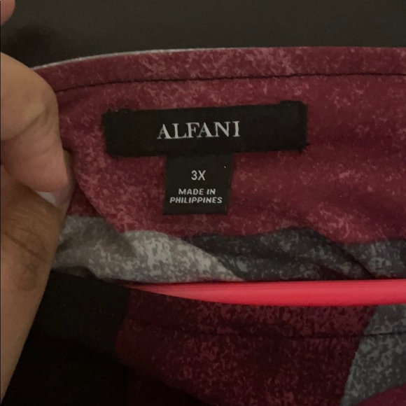 Alfani Printed High low tunic - Picture 3 of 4